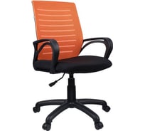 Кресло оператора Helmi HL-M16 Vivid ткань S черная/ткань TW оранжевая 277902