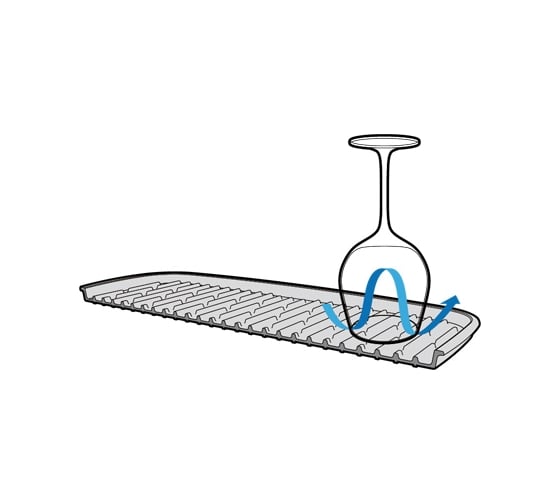 Сушилка для посуды Tescoma CLEAN KIT 42x24 см, силиконовая 900646