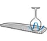 Сушилка для посуды Tescoma CLEAN KIT 42x24 см, силиконовая 900646 4