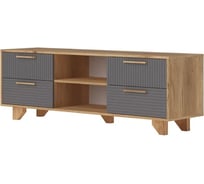 ТВ тумба Петровская мебель 1500.4 Н0014ДВ/Ч