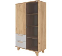 Шкаф-Витрина Петровская мебель Н0005ДВ/БС