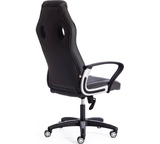Кресло TetChair RACER кожзам/ткань, металлик/серый 36/12 13232
