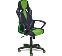 Кресло TetChair RUNNER кожзам/ткань, черный/зеленый 36-6/26/12 11736