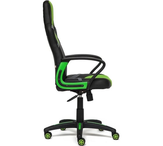 Кресло TetChair RUNNER кожзам/ткань, черный/зеленый 36-6/26/12 11736