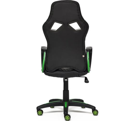 Кресло TetChair RUNNER кожзам/ткань, черный/зеленый 36-6/26/12 11736