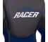 Кресло TetChair RACER кожзам/ткань, металлик/синий 36/10 13231 11