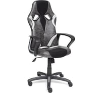 Кресло TetChair RUNNER кожзам/ткань, серый/черный 2 TONE/11/14 12864