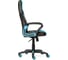 Кресло TetChair RUNNER кожзам/ткань, черный/голубой 36-6/23/12 12406 3