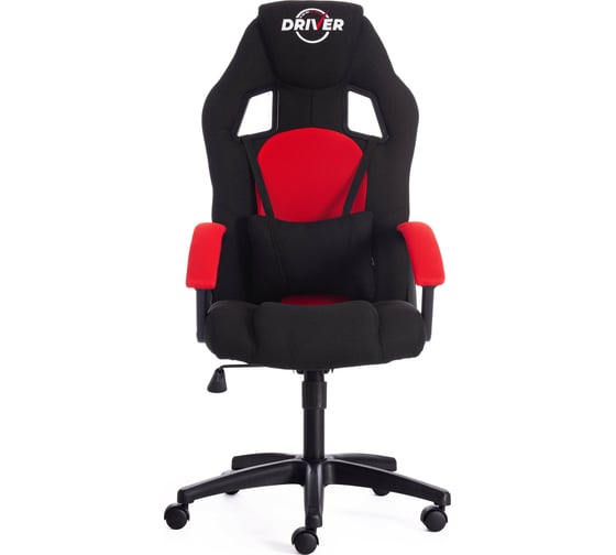 Кресло TetChair DRIVER ткань, черный/красный 2603/08 12857