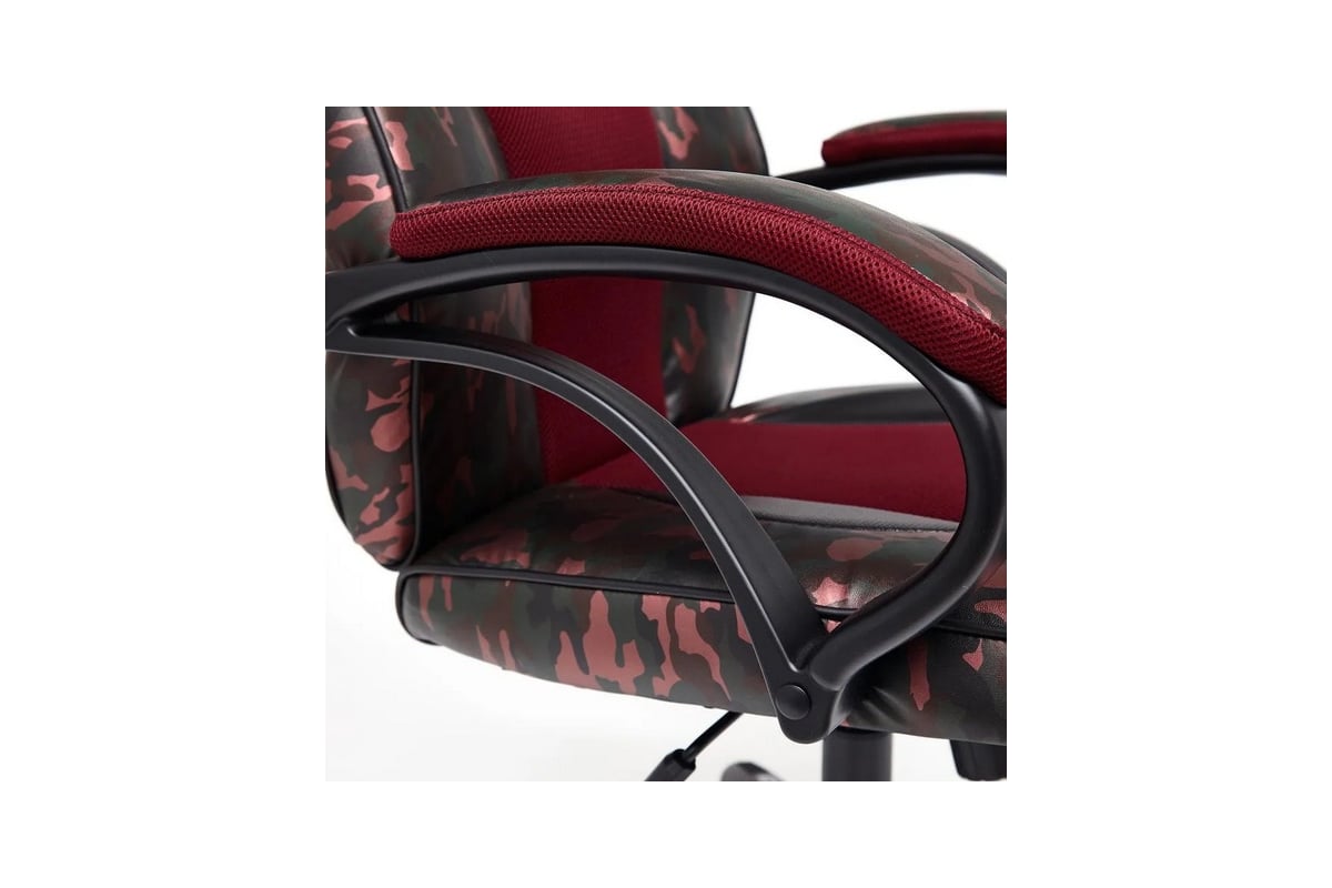 Кресло TetChair RACER GT MILITARY кожзам/ткань, розовый/бордо TW 13 ...