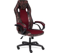 Кресло TetChair RACER GT MILITARY кожзам/ткань, розовый/бордо TW 13 13529