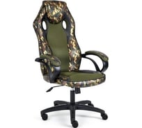 Кресло TetChair RACER GT MILITARY кожзам/ткань, хаки/хаки, TW 28 13531
