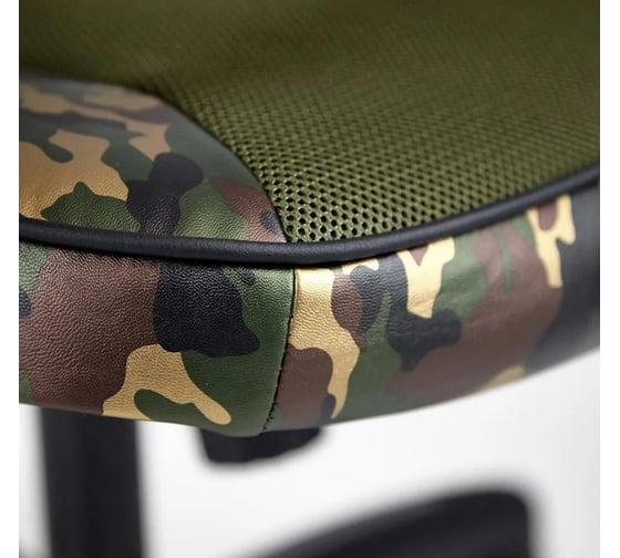 Кресло TetChair RACER GT MILITARY кожзам/ткань, хаки/хаки, TW 28 13531