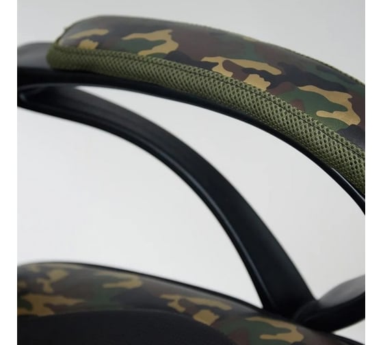 Кресло TetChair RACER GT MILITARY кожзам/ткань, хаки/хаки, TW 28 13531