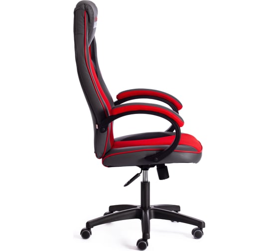 Кресло TetChair RACER GT new кожзам/ткань, металлик/красный, 36/08 13249