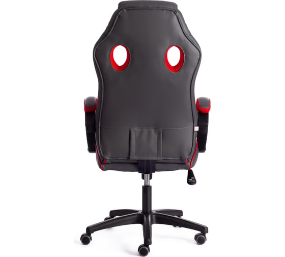 Кресло TetChair RACER GT new кожзам/ткань, металлик/красный, 36/08 13249