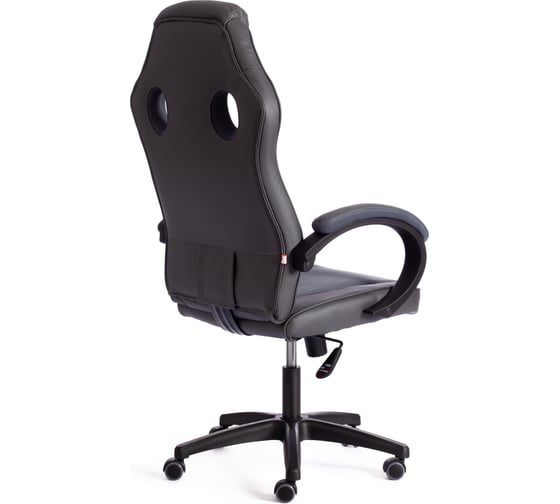 Кресло TetChair RACER GT new кожзам/ткань, металлик/серый, 36/12 13251