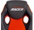 Кресло TetChair RACER GT new кожзам/ткань, металлик/оранжевый, 36/07 13250 8