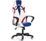 Кресло TetChair RUNNER кожзам/ткань, белый/синий/красный 36-01/10/08 12266 1