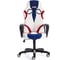 Кресло TetChair RUNNER кожзам/ткань, белый/синий/красный 36-01/10/08 12266 5