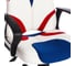 Кресло TetChair RUNNER кожзам/ткань, белый/синий/красный 36-01/10/08 12266 11