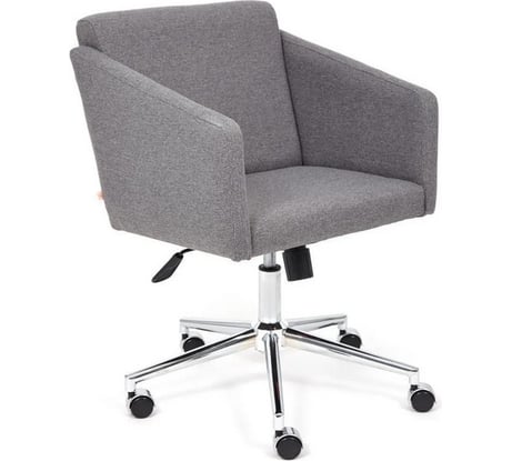 Кресло TetChair MILAN хром, ткань ORLEANS серый C-7 14160