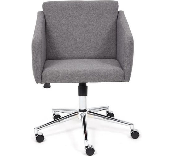 Кресло TetChair MILAN хром, ткань ORLEANS серый C-7 14160