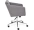 Кресло TetChair MILAN хром, ткань ORLEANS серый C-7 14160 3