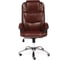 Кресло TetChair BERGAMO хром, кожзам, коричневый 2 TONE 10201 2