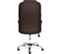 Кресло TetChair BERGAMO хром, кожзам, коричневый 36-36 9539 5