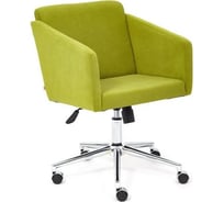 Кресло TetChair MILAN хром, флок, олива 23 13949