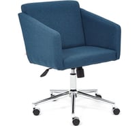 Кресло TetChair MILAN хром, ткань ORLEANS, синий, 19 14162