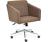 Кресло TetChair MILAN хром, ткань ORLEANS, коричневый, D-6 14161 1