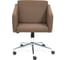 Кресло TetChair MILAN хром, ткань ORLEANS, коричневый, D-6 14161 2