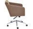 Кресло TetChair MILAN хром, ткань ORLEANS, коричневый, D-6 14161 3