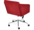 Кресло TetChair MILAN хром, флок, бордо, 10 14125 4