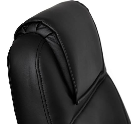Кресло TetChair BERGAMO хром, кожзам, черный 36-6 9517