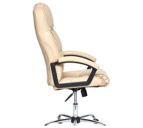 Кресло TetChair BERGAMO хром, кожзам, бежевый 36-34 9514