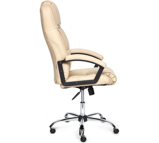 Кресло TetChair BERGAMO хром, кожзам, бежевый 36-34 9514