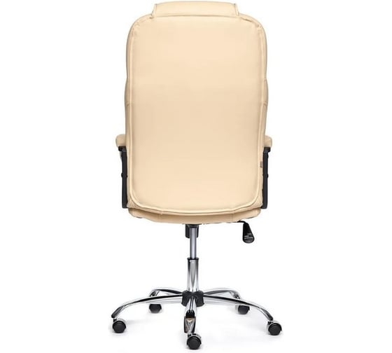 Кресло TetChair BERGAMO хром, кожзам, бежевый 36-34 9514