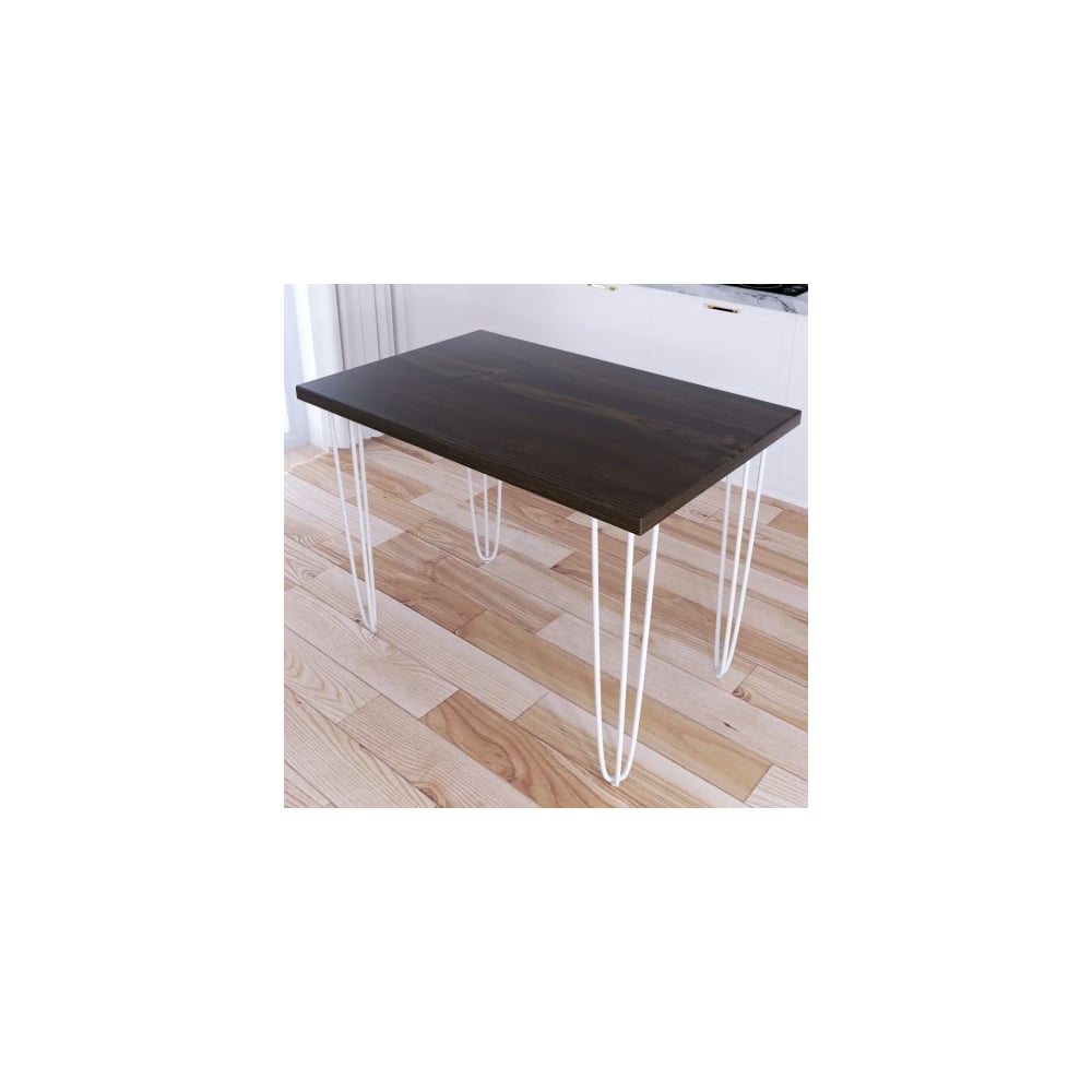 Стол кухонный Solarius Loft со столешницей цвета темного дуба из ...