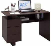 Компьютерный стол MFMaster Ренцо-2 венге МСТ-СРЕ-02-ВМ-16