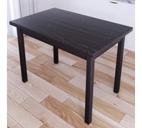 Стол кухонный Solarius Классика со столешницей из массива сосны 40 мм, цвет венге, 90x60x75 см 600-10304