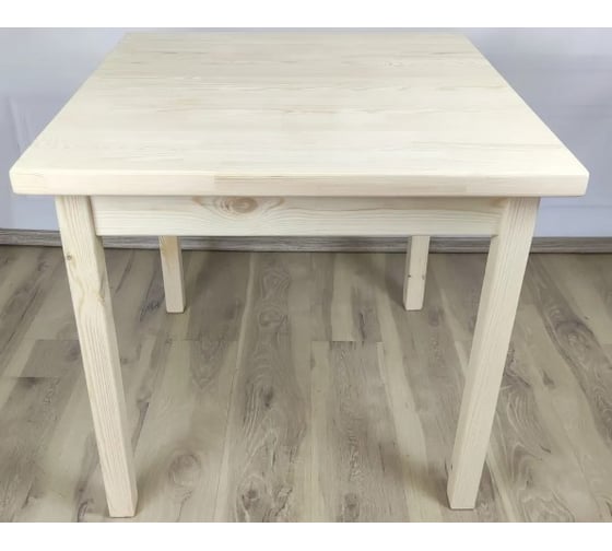 Стол кухонный Solarius Классика с квадратной столешницей 40 мм из массива сосны, 70x70x75 см, цвет венге 600-10210 1