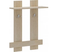 Вешалка в прихожую MFMaster Уно-64 дуб сонома МСТ-УВШ-64-ДС-16