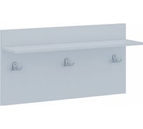 Вешалка в прихожую MFMaster Уно-63 белый МСТ-УВШ-63-БТ-16