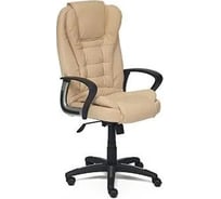 Кресло TetChair BARON кожзам, бежевый/бежевый перфорированный 36-34/36-34/06 9779