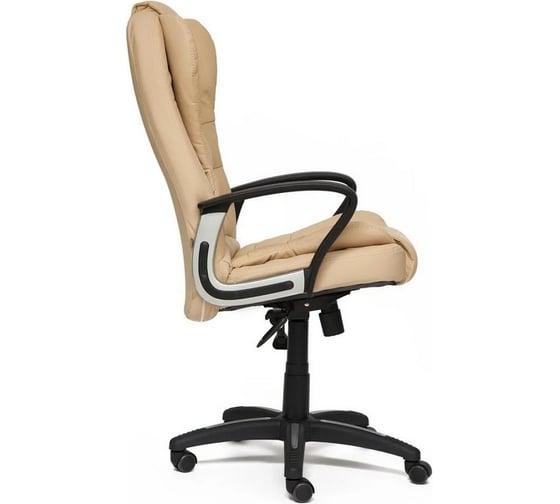 Кресло TetChair BARON кожзам, бежевый/бежевый перфорированный 36-34/36-34/06 9779