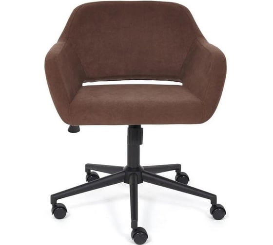 Кресло TetChair MODENA флок, коричневый 6 14221