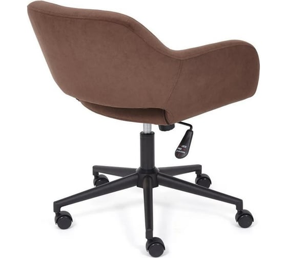 Кресло TetChair MODENA флок, коричневый 6 14221